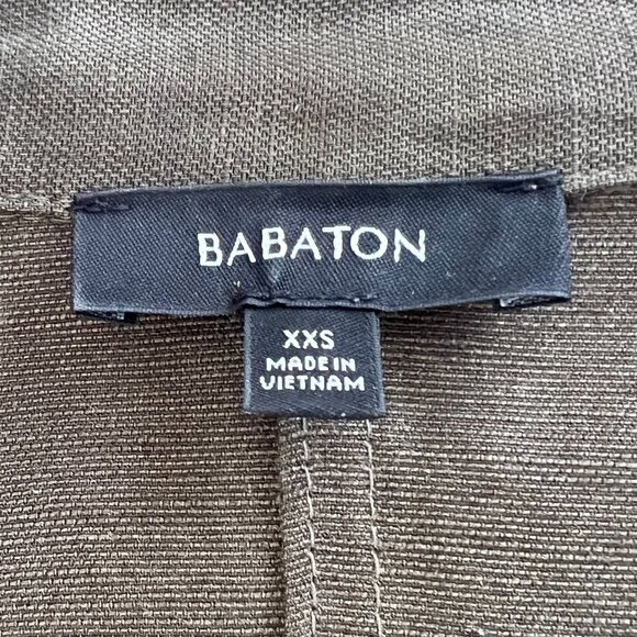 Aritzia Babaton Army Green Oversized Linen-Blend Coat – Women’s XXS (Fits to M) - Picture 4 of 5